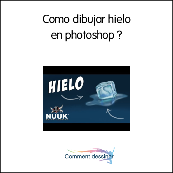 Como dibujar hielo en photoshop